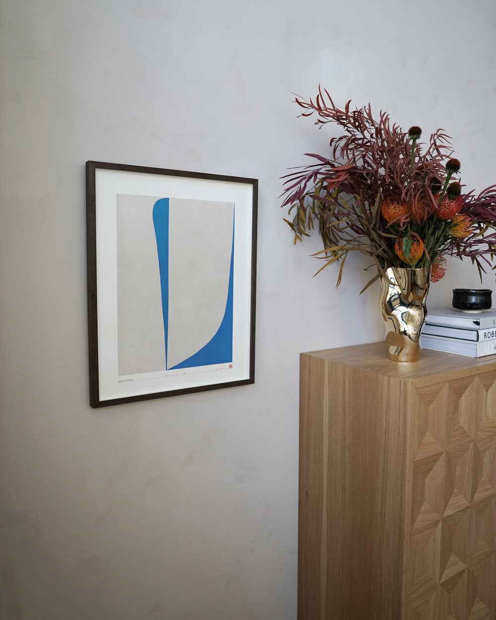 Ostrea 25 vase - Brass